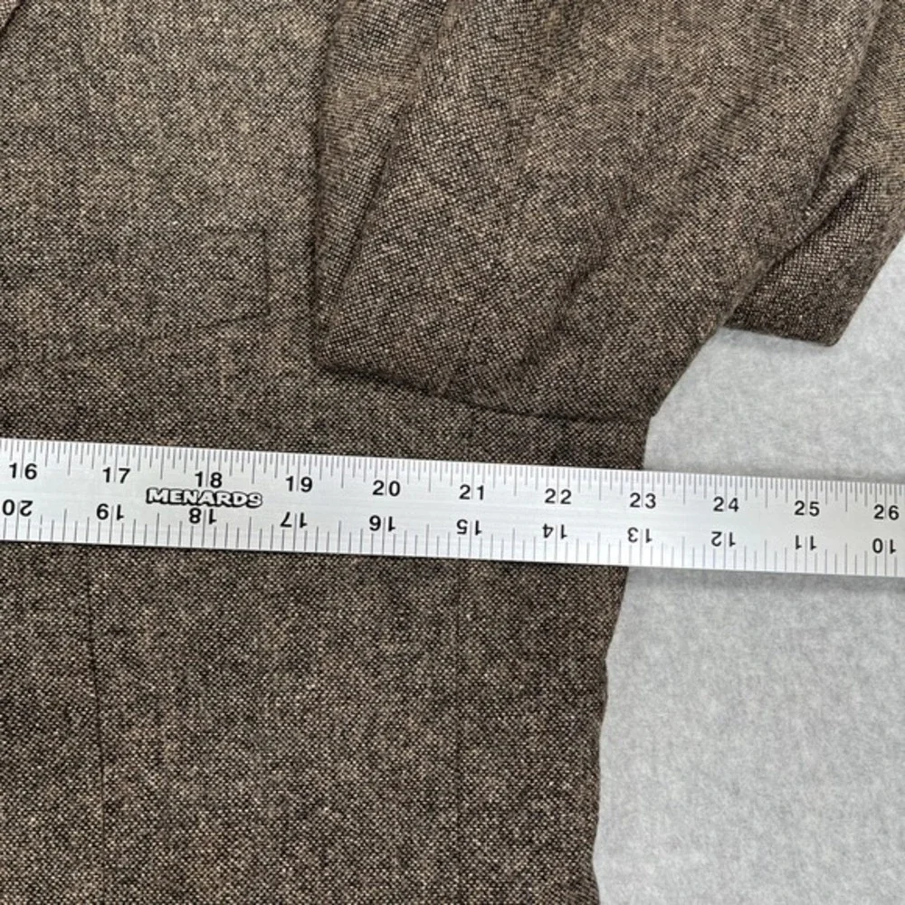 Joseph Abboud Blazer Mens 46 Regular‎ Brown Slim Wool Silk Camo Lined Sport Coat